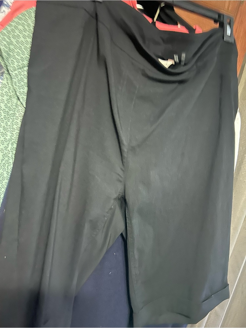 Soft surroundings Black Bermuda 1x shorts